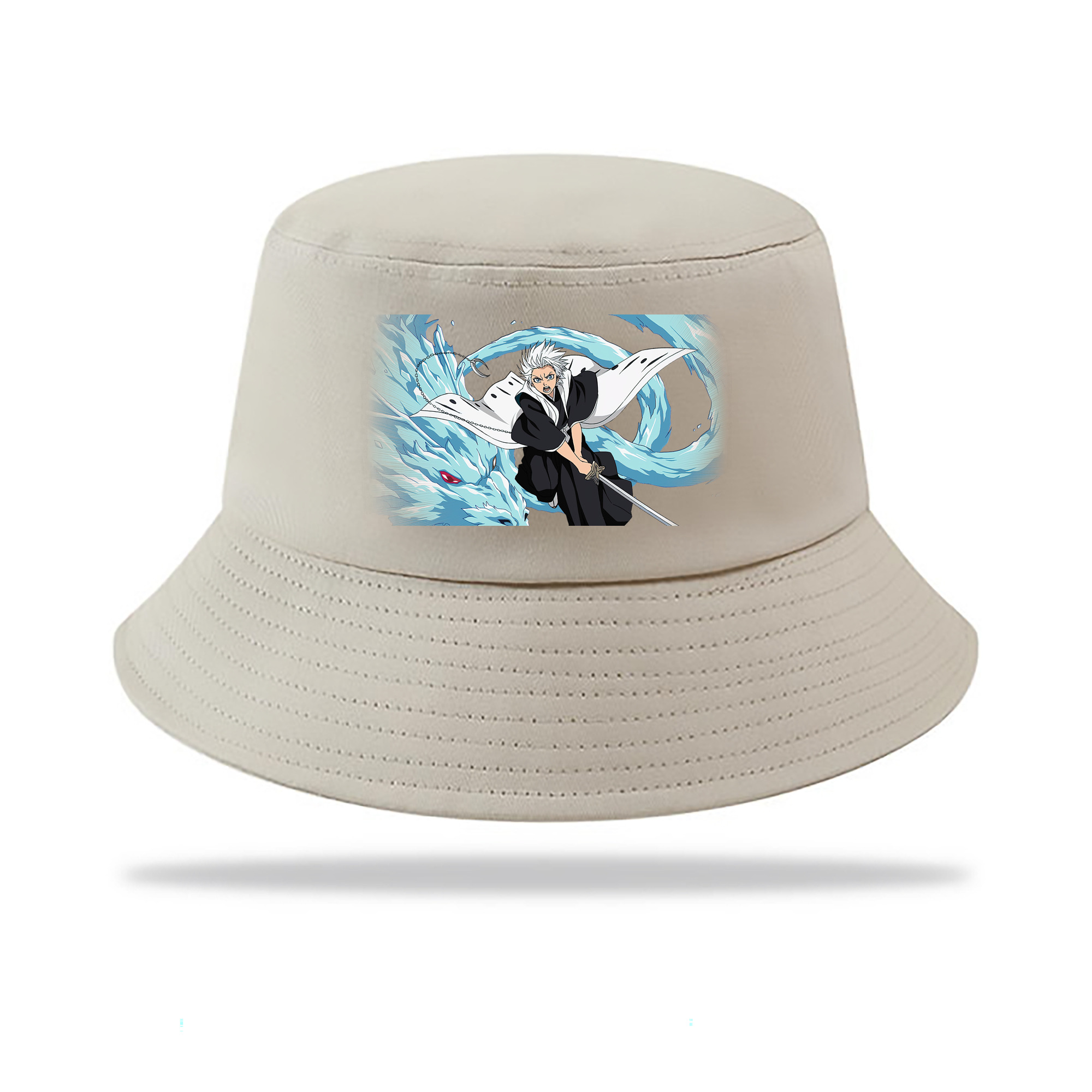 （画像用） ブリーチ 日番谷冬獅郎（ひつがや とうしろう） BLEACH Hitsugaya Toushirou アウトドア日除けバケットハット